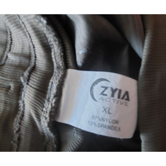 zyia active joggers Pants Women's Size XL, 32 Inch Waist, Green Olive Color. - Picture 2 of 8